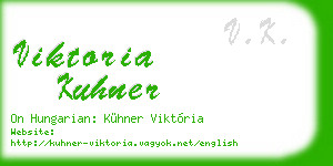 viktoria kuhner business card