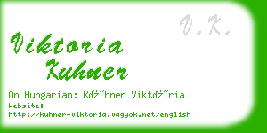 viktoria kuhner business card